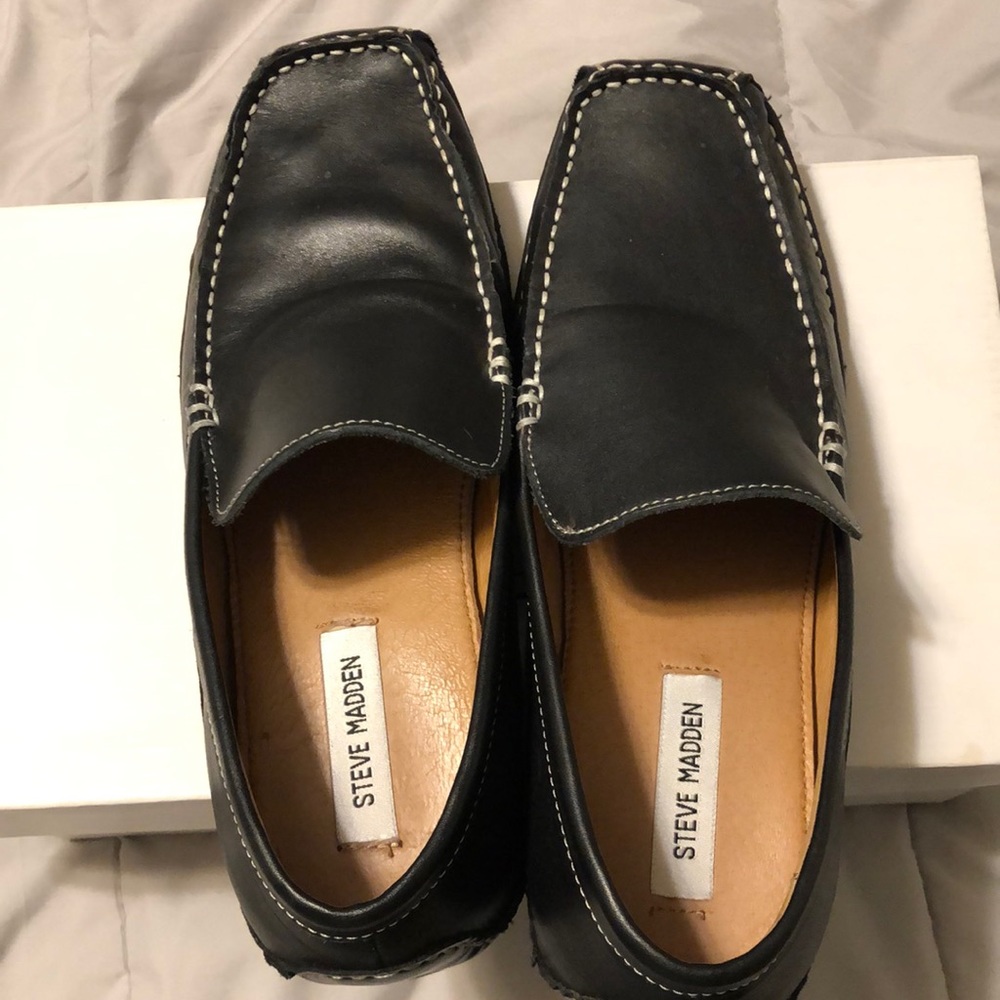 Steve Madden P-Newell Leather Loafers size 10